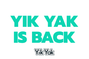 YIK YAK app lets students anonymously yap – The Horizon